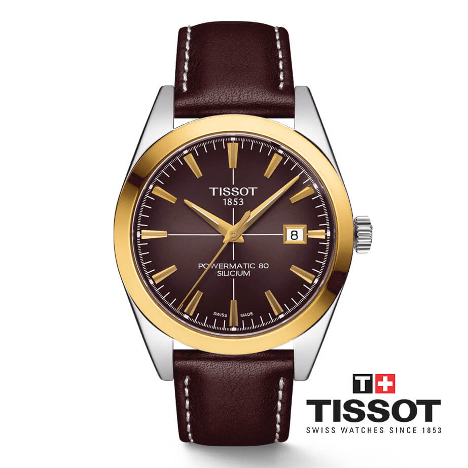 ĐỒNG HỒ NAM TISSOT GENTLEMAN POWERMATIC 80 SILICIUM T927.407.46.291.01 CHÍNH HÃNG